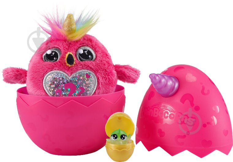 Игрушка-сюрприз Zuru в яйце Rainbocorn-B серия Sparkle Heart Surprise 17,6 см разноцветный 9204B - фото 4