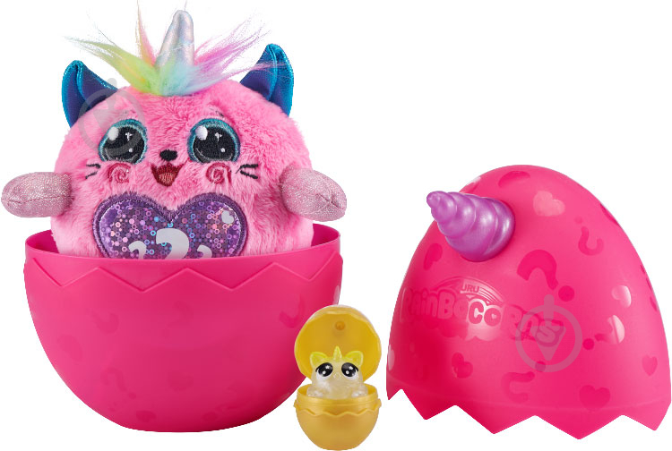 Игрушка-сюрприз Zuru в яйце Rainbocorn-E серия Sparkle Heart Surprise 17,6 см разноцветный 9204E - фото 2