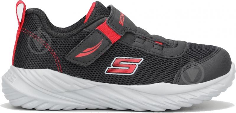 Кросівки для хлопчиків Skechers NITRO SPRINT 407313N BKRD р.23 чорні - фото 1