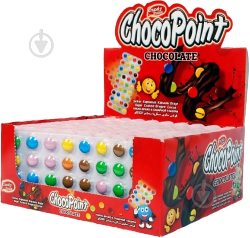 Драже Make Joy с какао Choco Point chocolate 20 г - фото 1