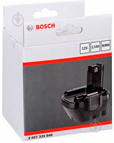 Акумулятор Bosch NiMH 12 В, 1,5 А•ч, O-pack, LD 2607335848 - фото 2