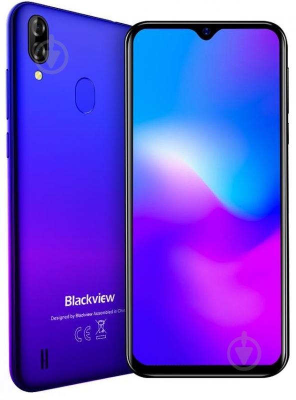 Смартфон Blackview A60 Dual SIM 2/16GB blue (6931548306689) - фото 5