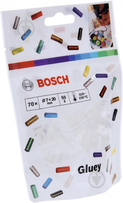 Стержни клеевые Bosch для Gluey прозрачные 7 мм 70 шт. 2608002004 - фото 2