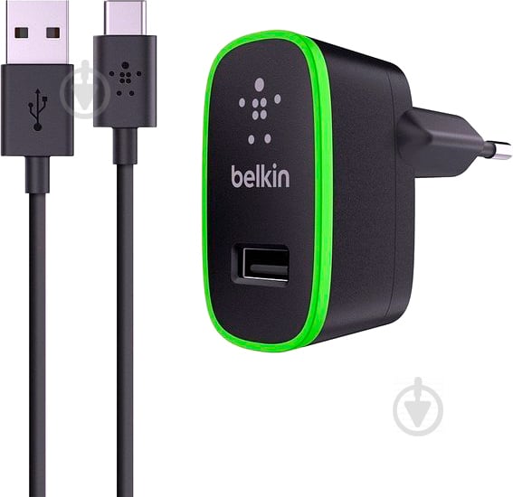 Сетевое зарядное устройство Belkin USB Home Charger c кабелем USB-C to USB-A - фото 1