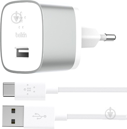 Сетевое зарядное устройство Belkin Quick Charge with USB-A to USB-C - фото 1