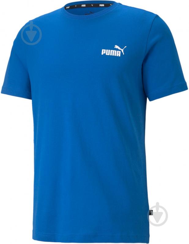 Футболка Puma ESS Small Logo Tee 58666858 р.L синий - фото 1