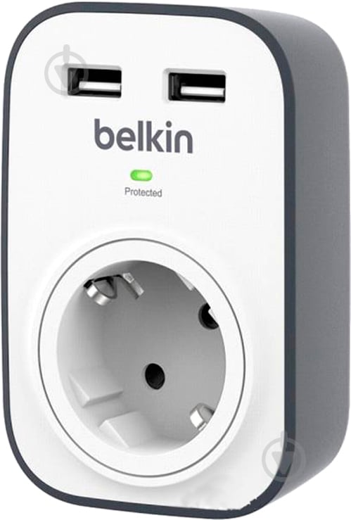 Сетевой фильтр Belkin с защитой от перенапряжения 1 розетка - фото 1