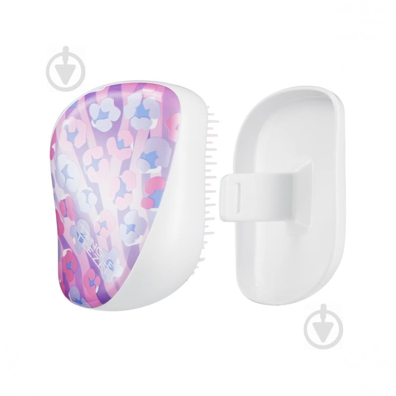 Щетка для волос Tangle Teezer Digital Leopard Compact Styler розовый - фото 1