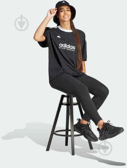 Футболка Adidas W TIRO TEE IS4582 р.L черный - фото 4