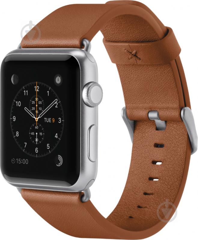 Ремінець Belkin Classic Leather Band for Apple Watch (38mm) brown F8W731btC01 - фото 2