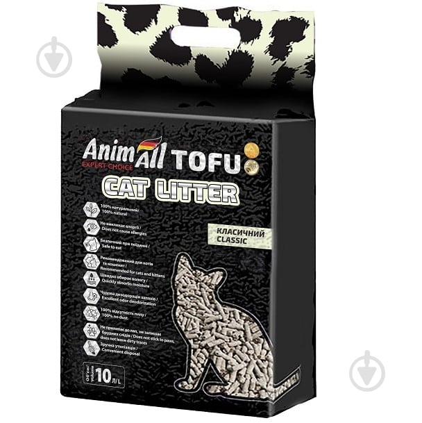 Наповнювач для туалету AnimAll Tofu класик 4,66 кг - фото 1