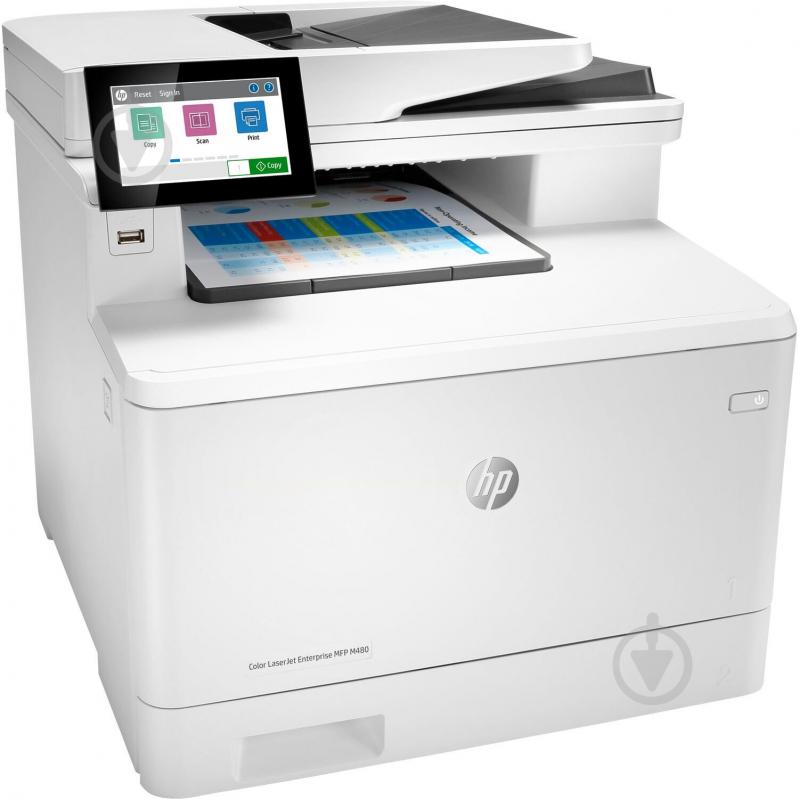 МФУ HP Color LaserJet Enterprise M480f А4 (3QA55A) - фото 2