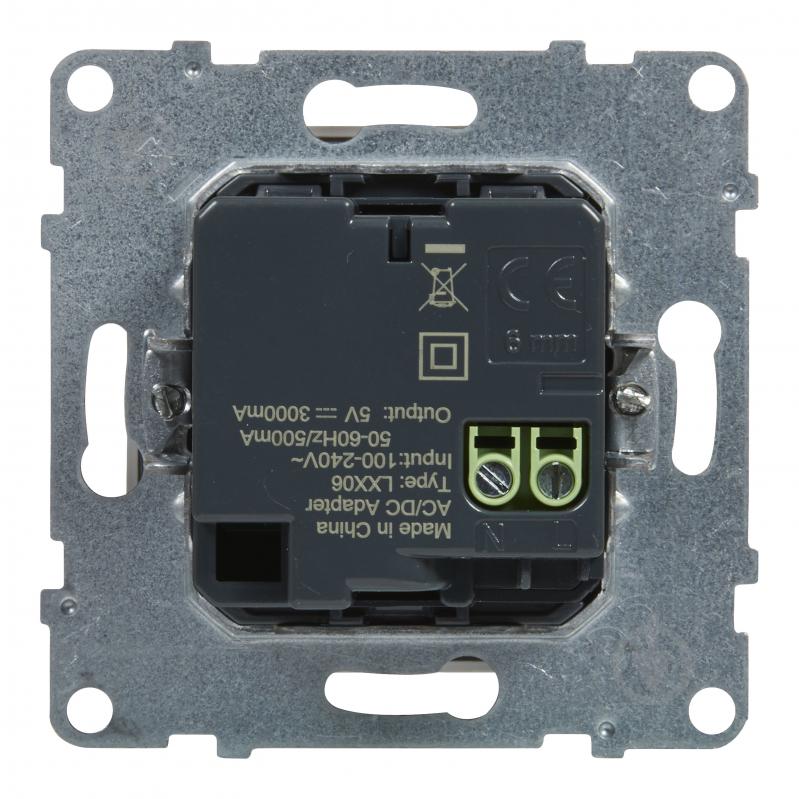 Розетка USB Legrand Suno IP20 белый 721131 - фото 5