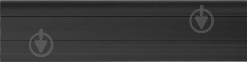 Плінтус ПВХ TIS чорний 18х56х2500 мм - фото 2