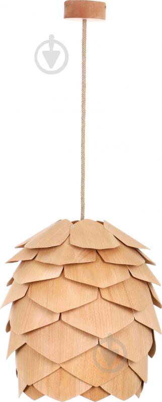 Підвіс Energolux P-400 1x40 Вт E27 бук - фото 1