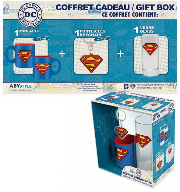 Набір подарунковий FSD DC Comics міні чашка Супермен з аксесуарами (ABYPCK087) - фото 2 Набір подарунковий FSD DC Comics міні чашка Супермен з аксесуарами (ABYPCK087) - фото 2