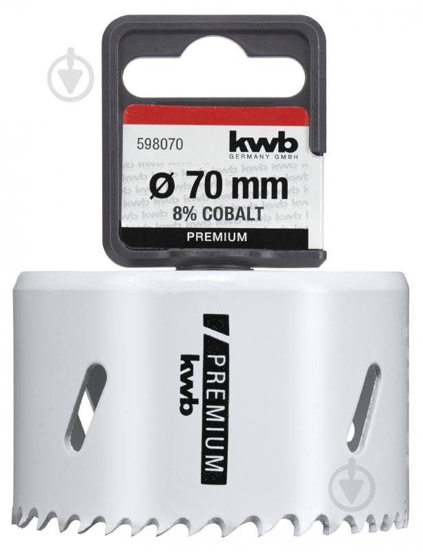 Коронка KWB HSS BI-METALL 70 мм - фото 1