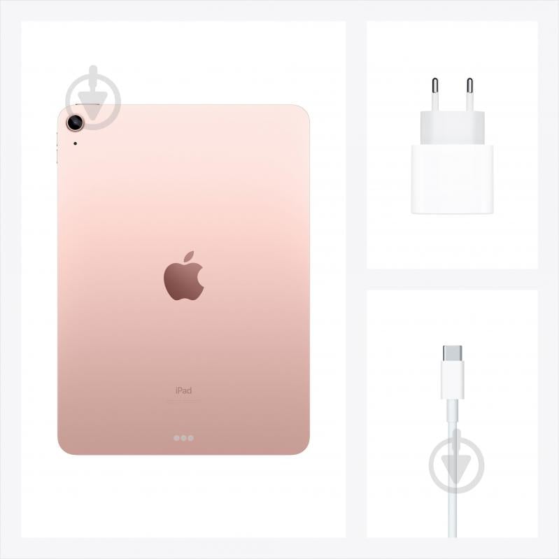 Планшет Apple iPad Air 2022 10,9" 8/64GB Wi-Fi + LTE pink (MM6T3RK/A) - фото 4