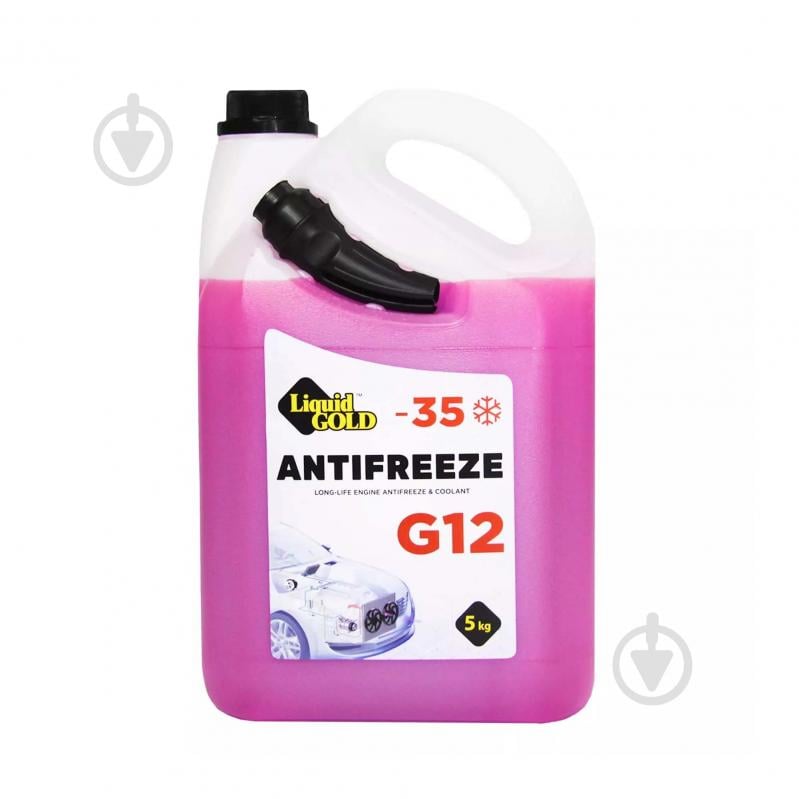 Антифриз Liquid Gold G12 від -35 до +108 5 кг червоний - фото 1