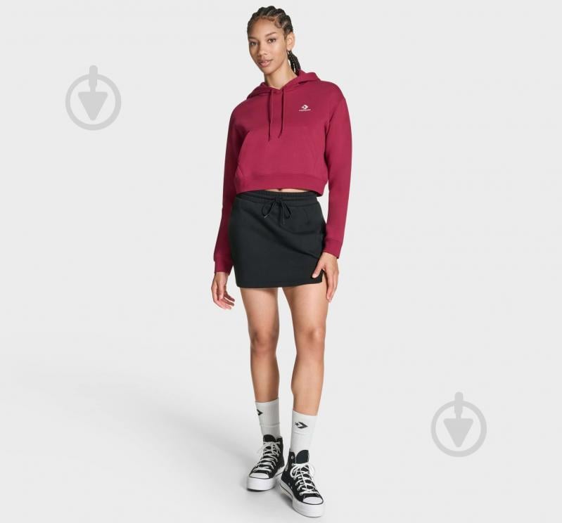 Джемпер Converse STAR CHEVRON HOODIE CVW5K527-M1Z р.S бордовий - фото 5 Джемпер Converse STAR CHEVRON HOODIE CVW5K527-M1Z р.S бордовий - фото 5