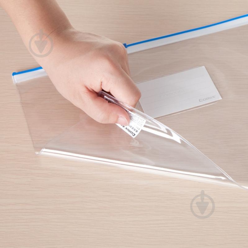 Папка-конверт на блискавці А5 прозора асорті F54 Comix - фото 3 Папка-конверт на блискавці А5 прозора асорті F54 Comix - фото 3