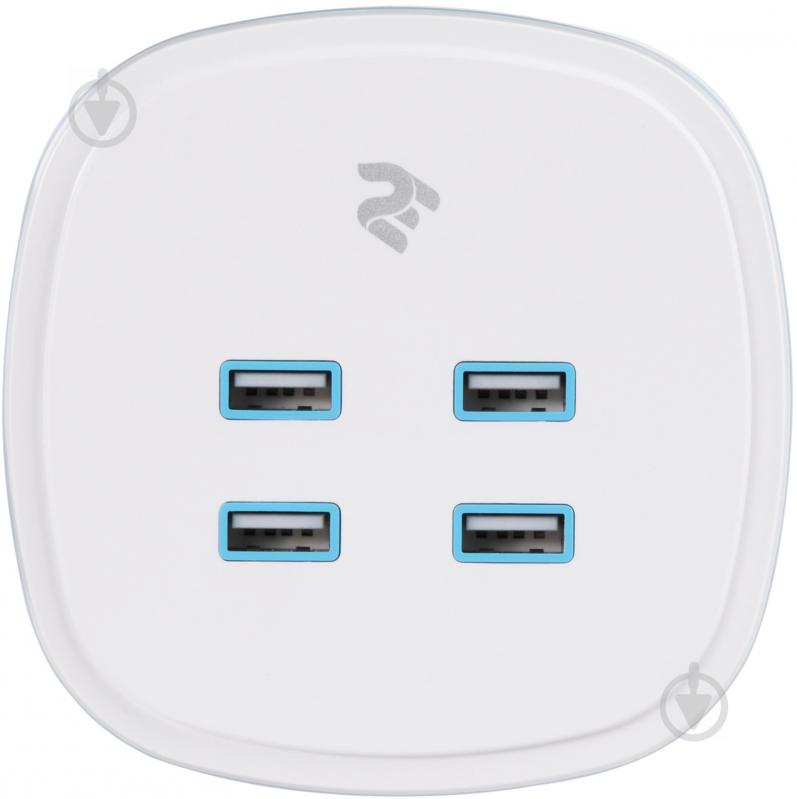 Сетевое зарядное устройство 2E Wall Charger 4xUSB 4.2A - фото 2