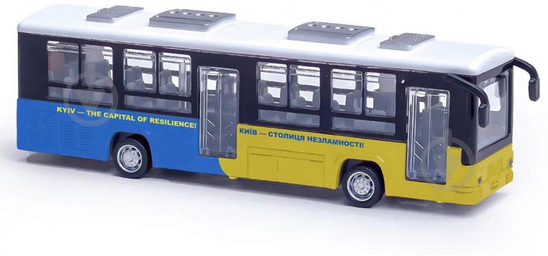 Автомодель TechnoDrive Автобус Киев S2 в пластиковом боксе 250418CGO - фото 2
