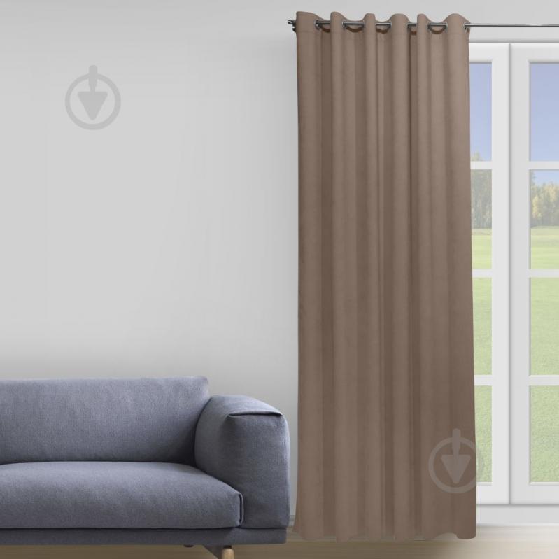 Штора Soft 200х258 см коричневый Decora - фото 1 Штора Soft 200х258 см коричневый Decora - фото 1
