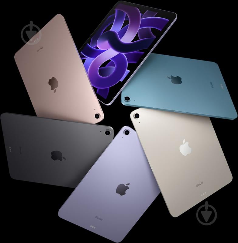 Планшет Apple iPad Air 2022 10,9" 8/256GB Wi-Fi + LTE purple (MMED3RK/A) - фото 5