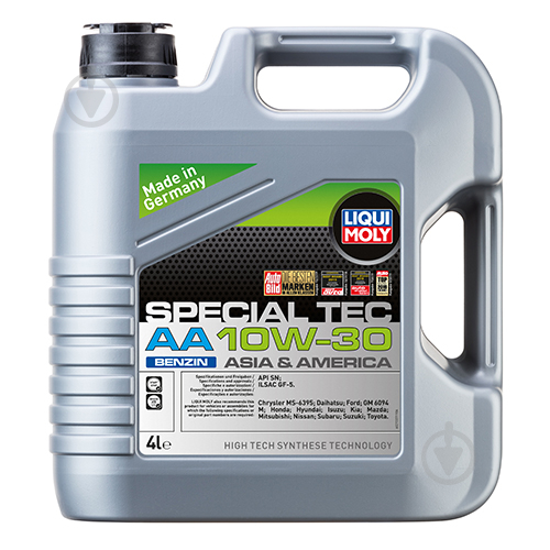 Моторное масло Liqui Moly SPECIAL TEC AA 10W-30 4 л (21337) - фото 1