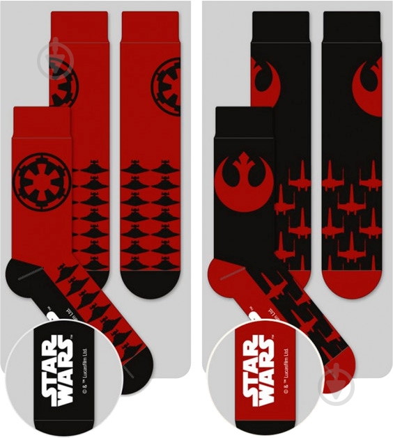 Набор носков FSD Star Wars "Imperium and Rebels Logos" (5908305214601) - фото 1
