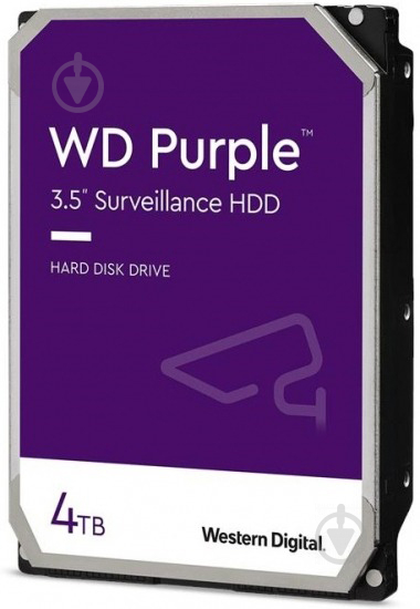 Жесткий диск Western Digital 4 ТБ 3,5" SATA III (WD42PURZ) purple - фото 1