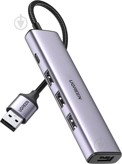 USB-хаб UGREEN CM473 USB 3.0 to 4*USB 3.0 Hub 20805 - фото 1