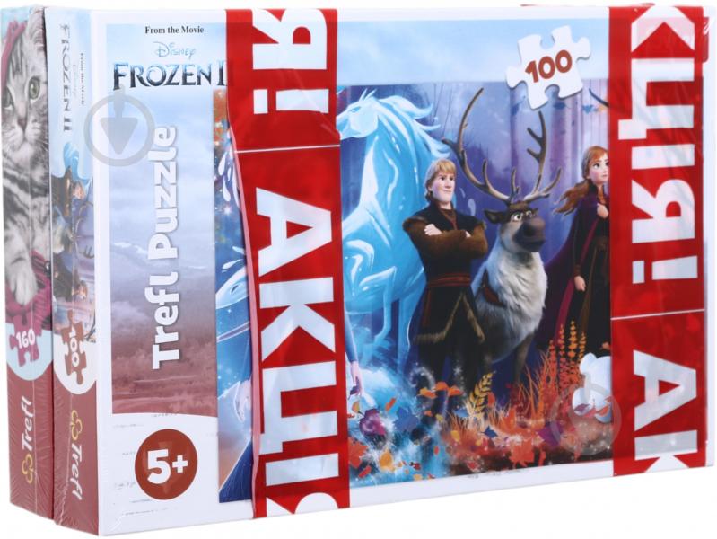 Набор пазлов Trefl (100 + 160 элементов) Ледяное сердце и Милые котята 16366/15371 - фото 1 Набор пазлов Trefl (100 + 160 элементов) Ледяное сердце и Милые котята 16366/15371 - фото 1