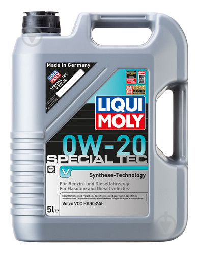 Моторное масло Liqui Moly SPECIAL TEC V 0W-20 5 л (20632) - фото 1