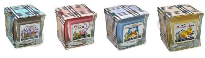 Свеча Кубик мини Пасха в ассортименте Pako-If - фото 1