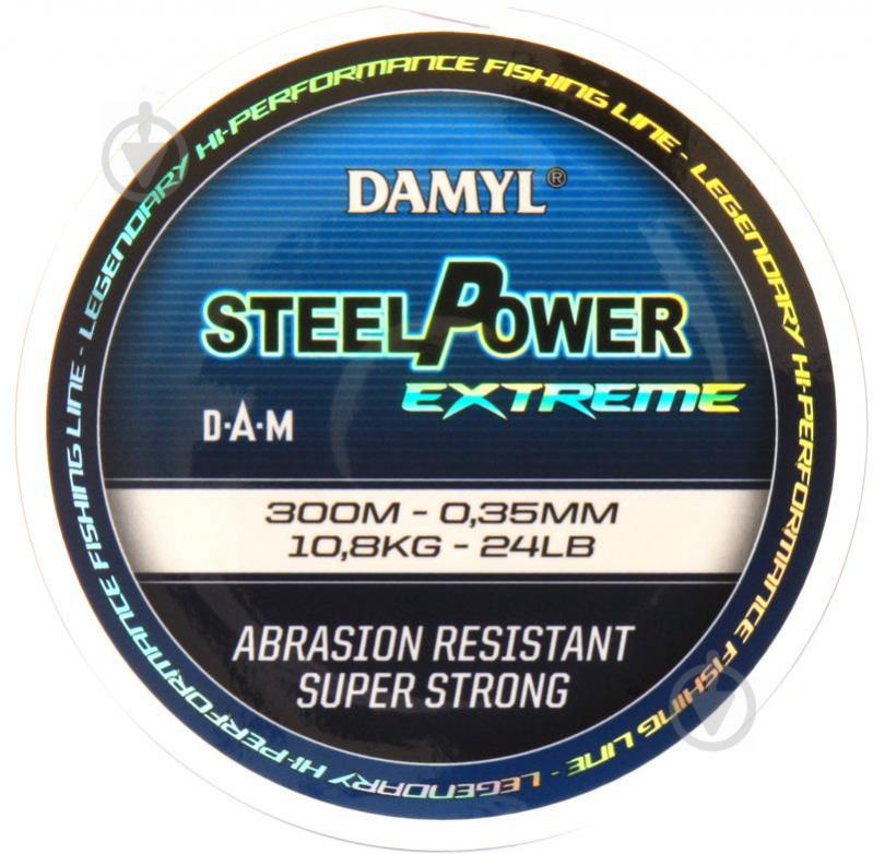 Волосінь DAM DAMYL Steelpower X-Treme 300м 0.4мм 14.5кг 51987 - фото 1