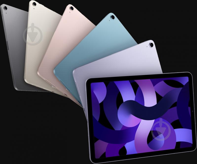 Планшет Apple iPad Air 2022 10,9" 8/64GB Wi-Fi starlight (MM9F3RK/A) - фото 15