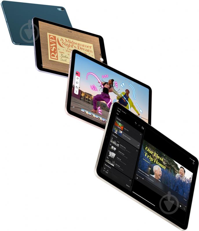 Планшет Apple iPad Air 2022 10,9" 8/64GB Wi-Fi starlight (MM9F3RK/A) - фото 11