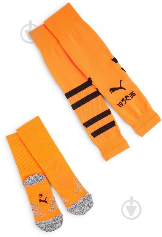 Гетри футбольні Puma TEAM FCSD GRAPHIC SOCK PROMO 77543701 р.47-50 помаранчевий - фото 2