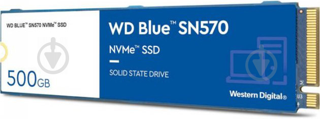 SSD-накопичувач Western Digital 512GB M.2 PCI Express 3.0 x4 TLC (WDS500G3B0C) - фото 2