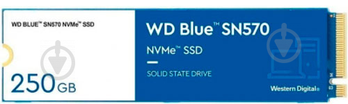 SSD-накопитель Western Digital 250GB M.2 PCI Express 3.0 x4 TLC (WDS250G3B0C) - фото 1