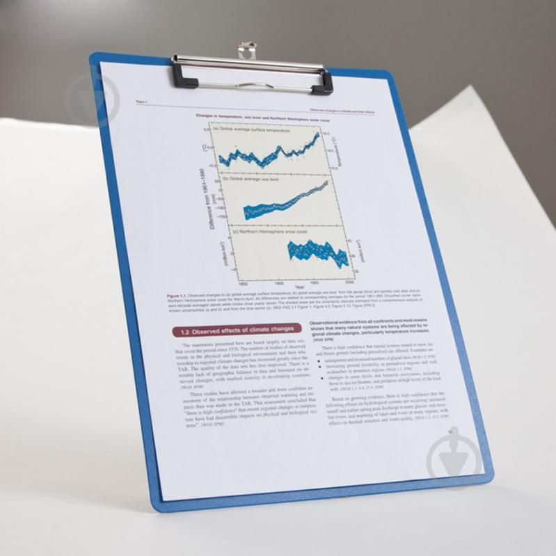 Планшет-кліпборд А4 РР синій A7041 Comix - фото 3 Планшет-кліпборд А4 РР синій A7041 Comix - фото 3