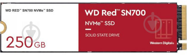 SSD-накопичувач Western Digital 250GB M.2 PCI Express 3.0 x4 3D TLC NAND (WDS250G1R0C) - фото 1