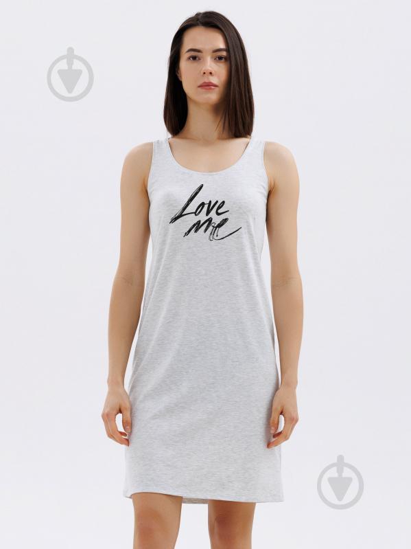 Нічна сорочка Roksana AMORETTE №1445/16310 р.XXL сірий - фото 1 Нічна сорочка Roksana AMORETTE №1445/16310 р.XXL сірий - фото 1