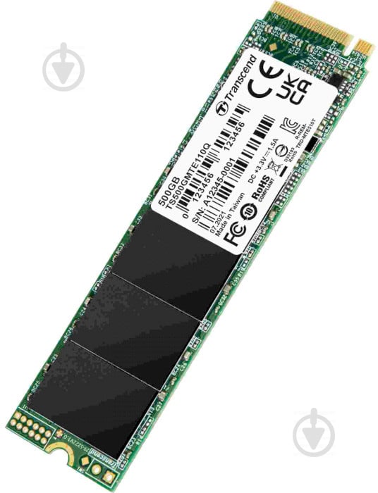 SSD-накопичувач Transcend 500GB M.2 PCI Express 3.0 x4 QLC (TS500GMTE110Q) - фото 2