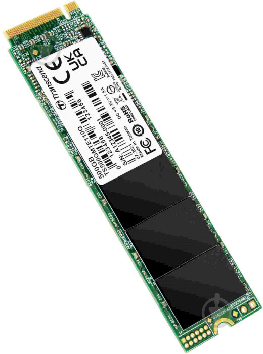 SSD-накопитель Transcend 500GB M.2 PCI Express 3.0 x4 QLC (TS500GMTE110Q) - фото 3