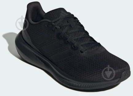 Кросівки чоловічі демісезонні Adidas RUNFALCON 3.0 HP7544 р.44 чорні - фото 3