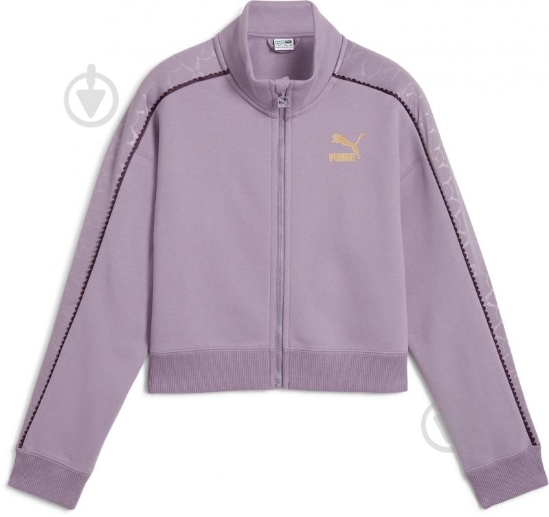 Джемпер Puma OFF SIDE TRACK JACKET FL G 62643730 р.140 рожевий - фото 1