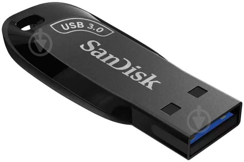 Флеш-память SanDisk Ultra Shift 128 ГБ USB 3.0 black (SDCZ410-128G-G46) - фото 1